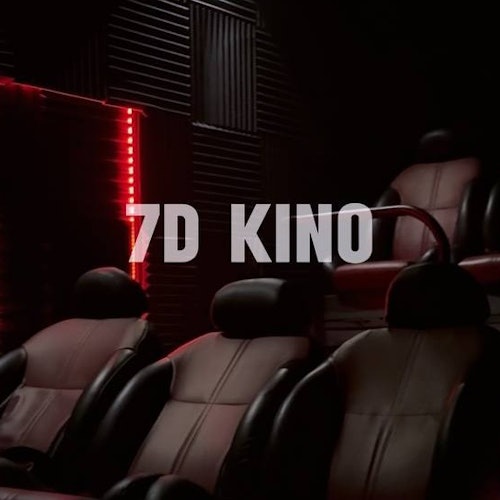 Sala de cine 7D, sillas móviles