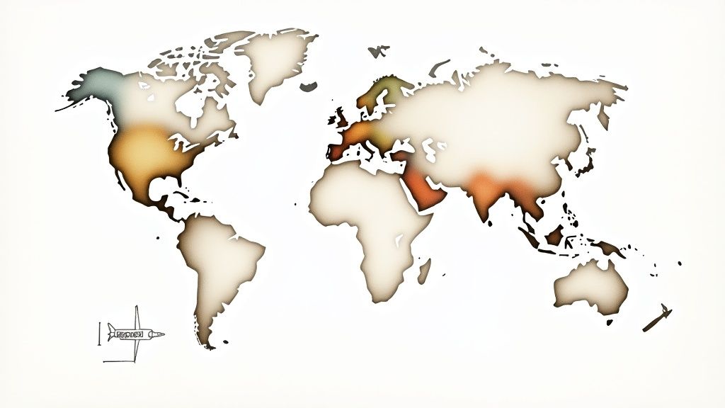 A person using a laptop with their cat looking at the screen, symbolizing researching pet travel rules.