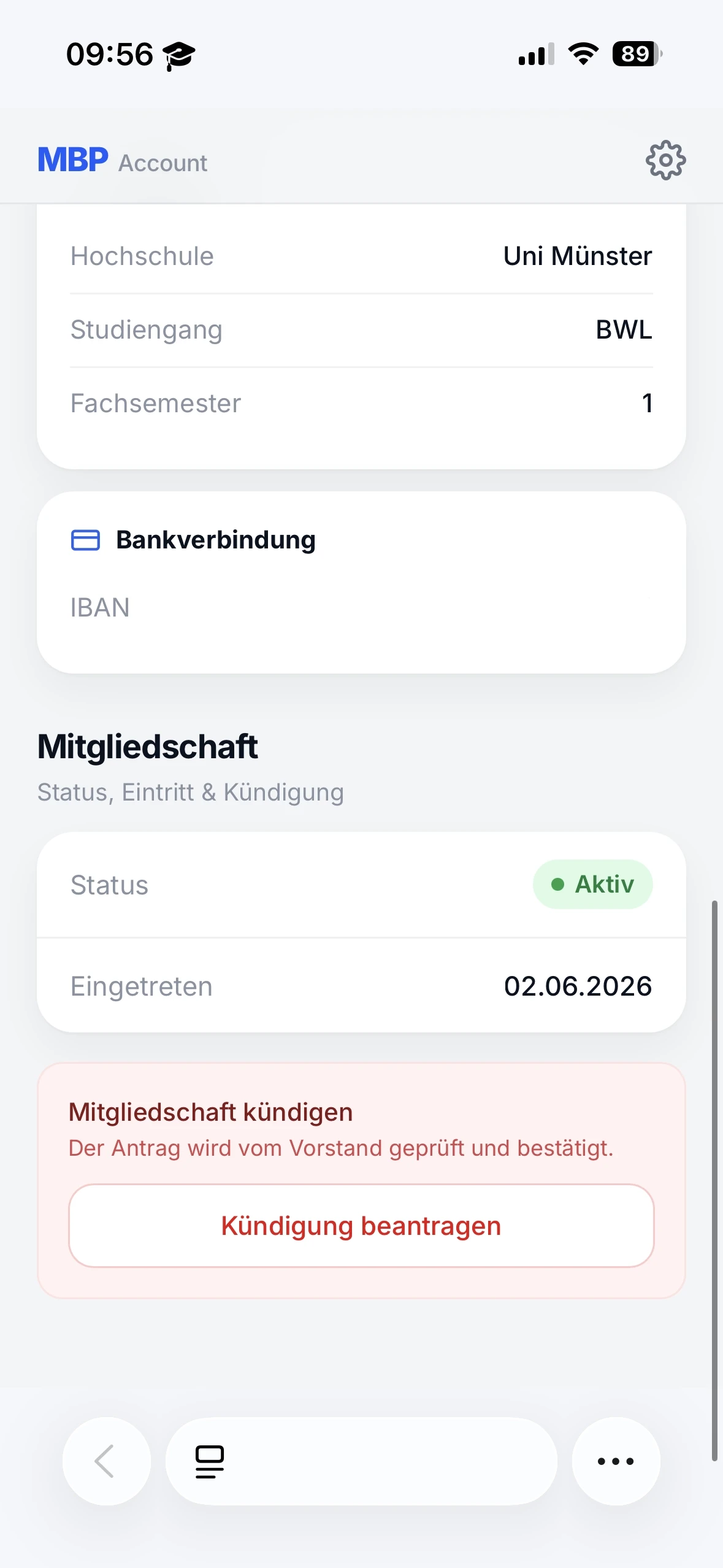 Bild aus dem Vereinsleben des Münsteraner Börsenparkett e.V.