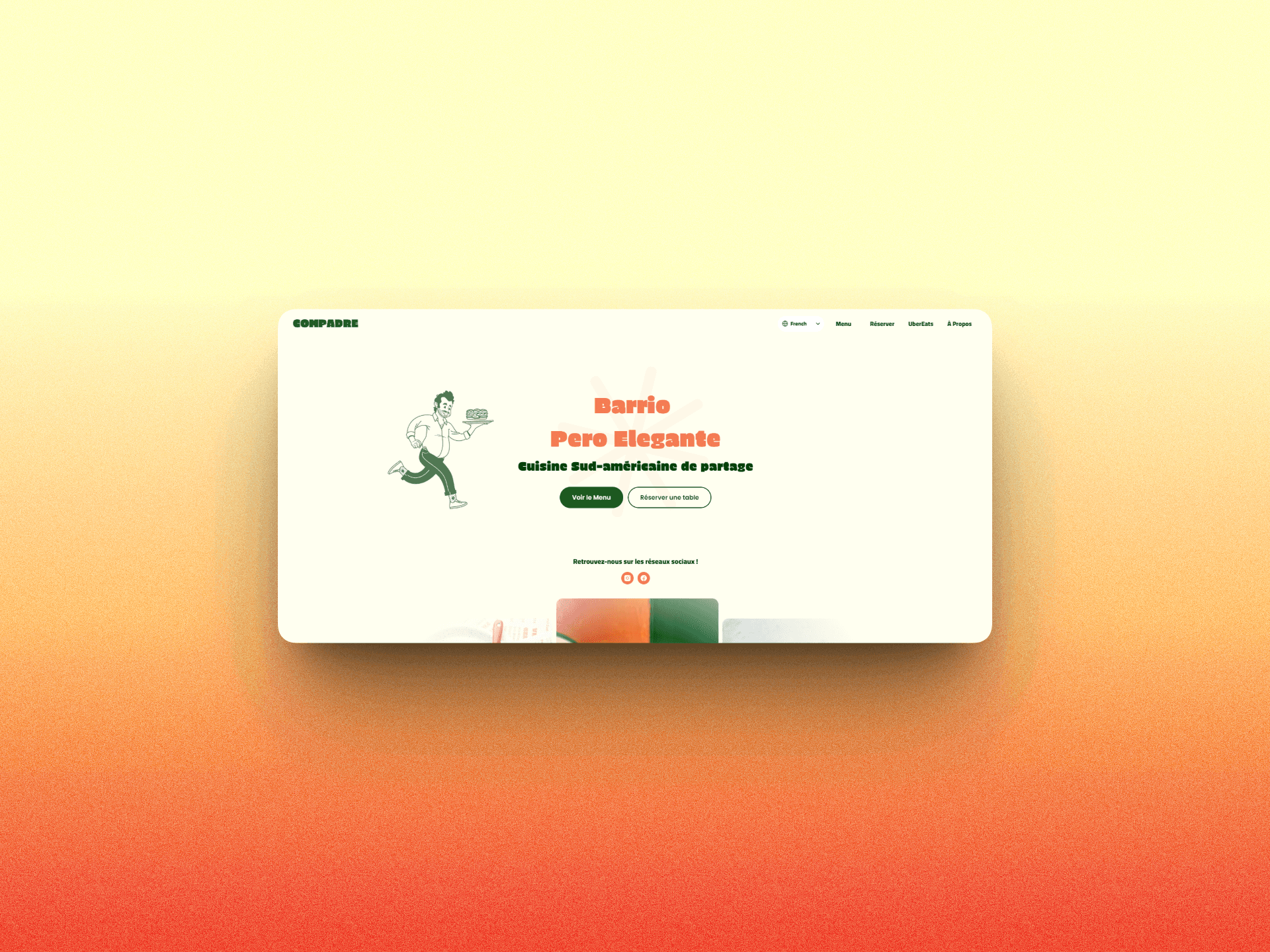 Main desktop hero image for Compadre, a Restaurant in Paris