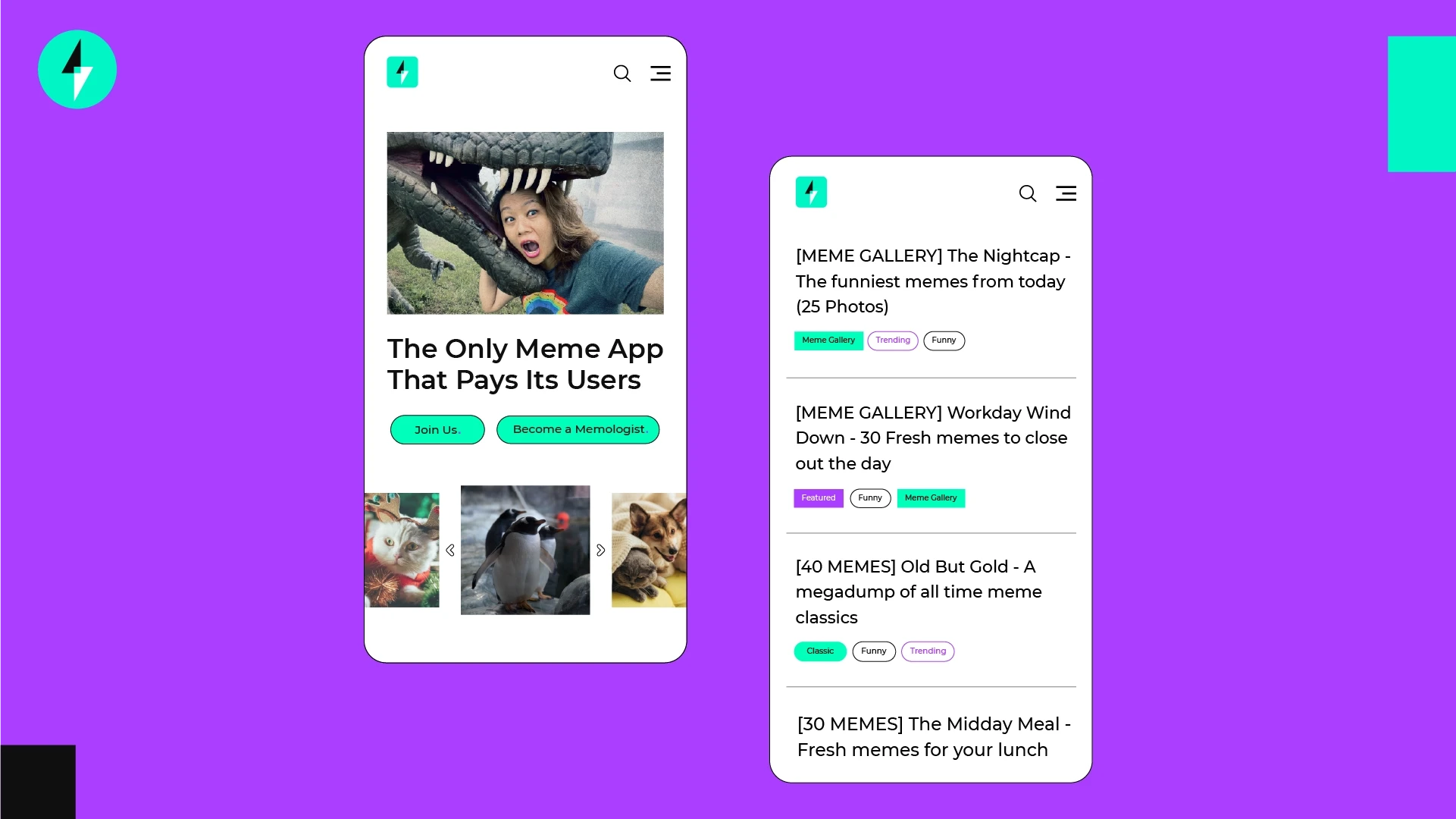 Brand assets and graphic system created for Thunder Dungeon