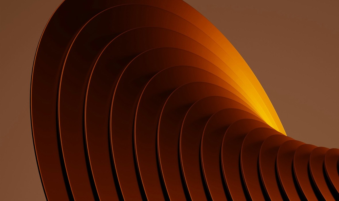 Orange slices stacked side by side