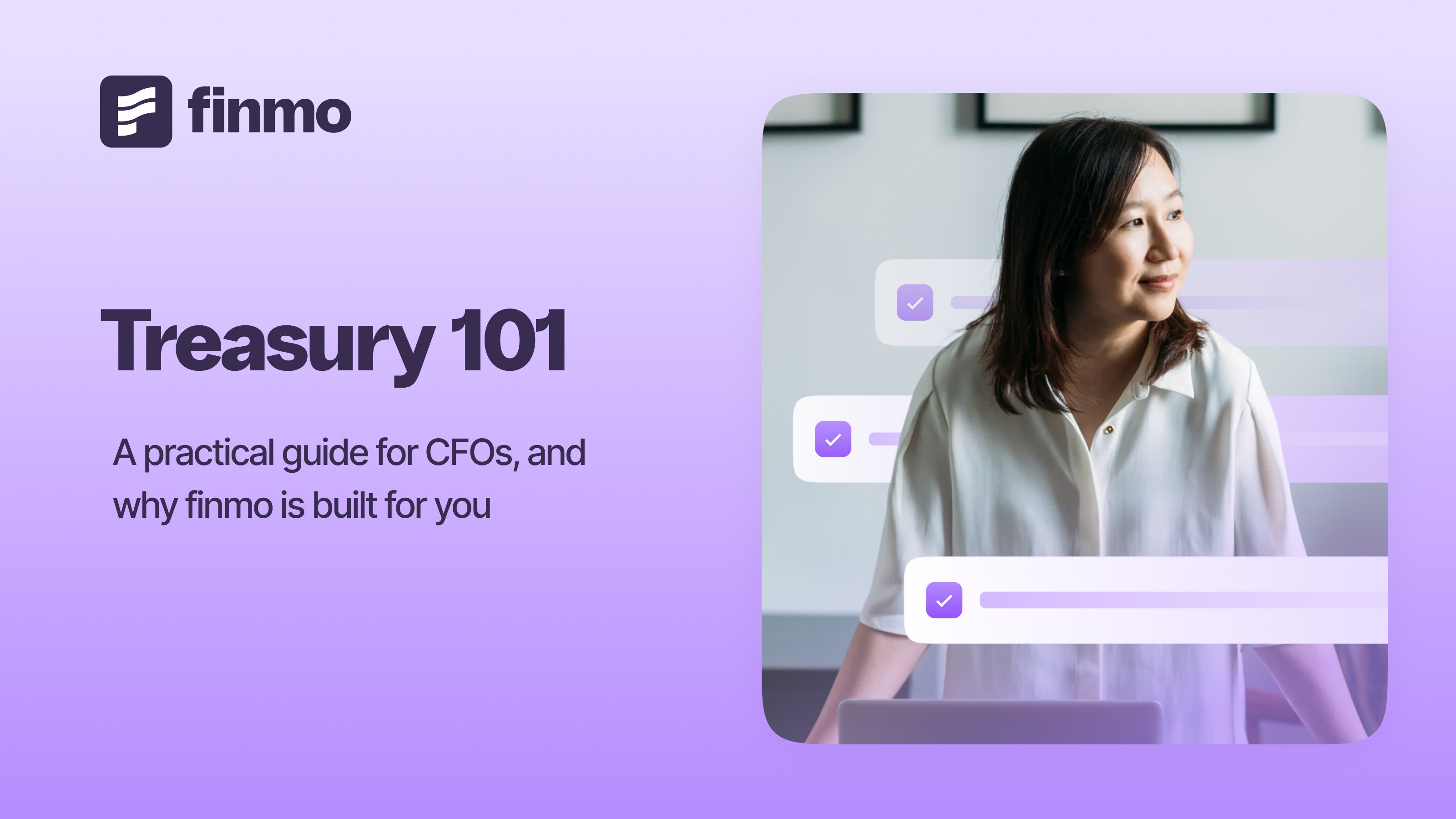 CFO using Finmo’s Treasury Operating System for cash and liquidity management