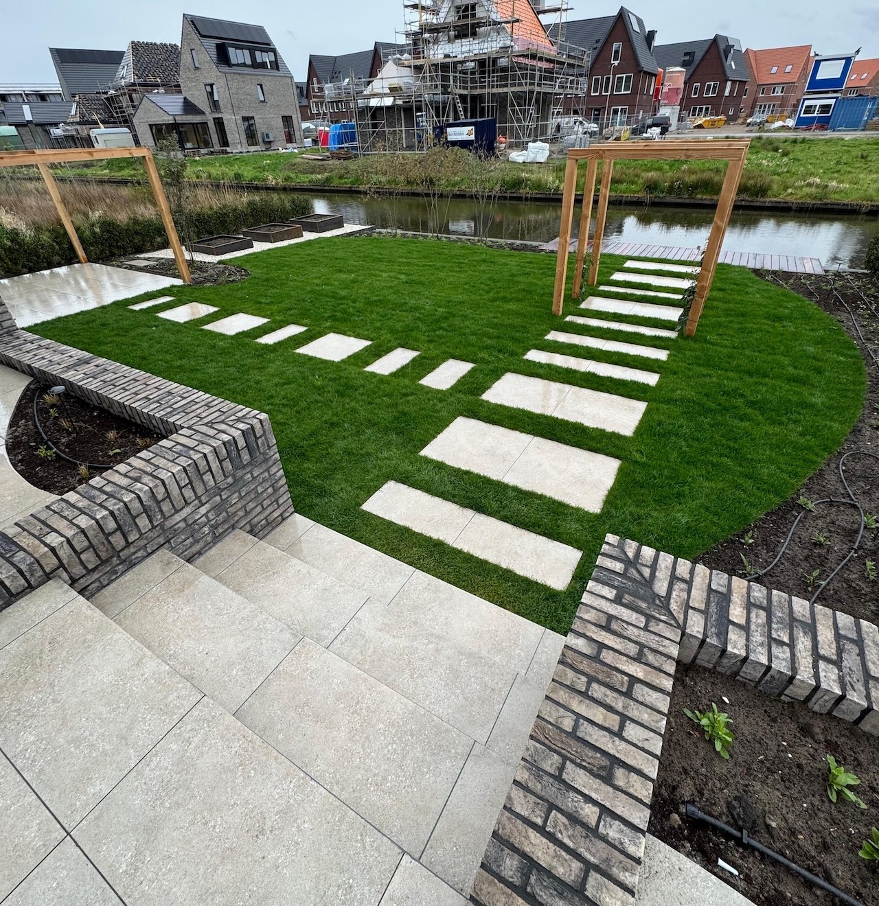 Hoge en lage tuin in Amersfoort -Art gardens