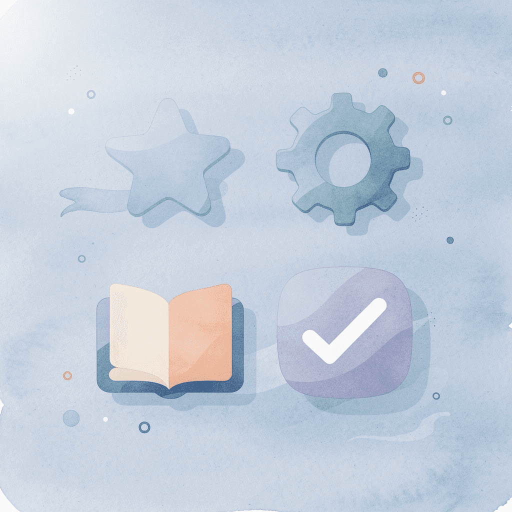 Four icons representing consuming, understanding, organizing, and memorizing - How to Read Books Faster