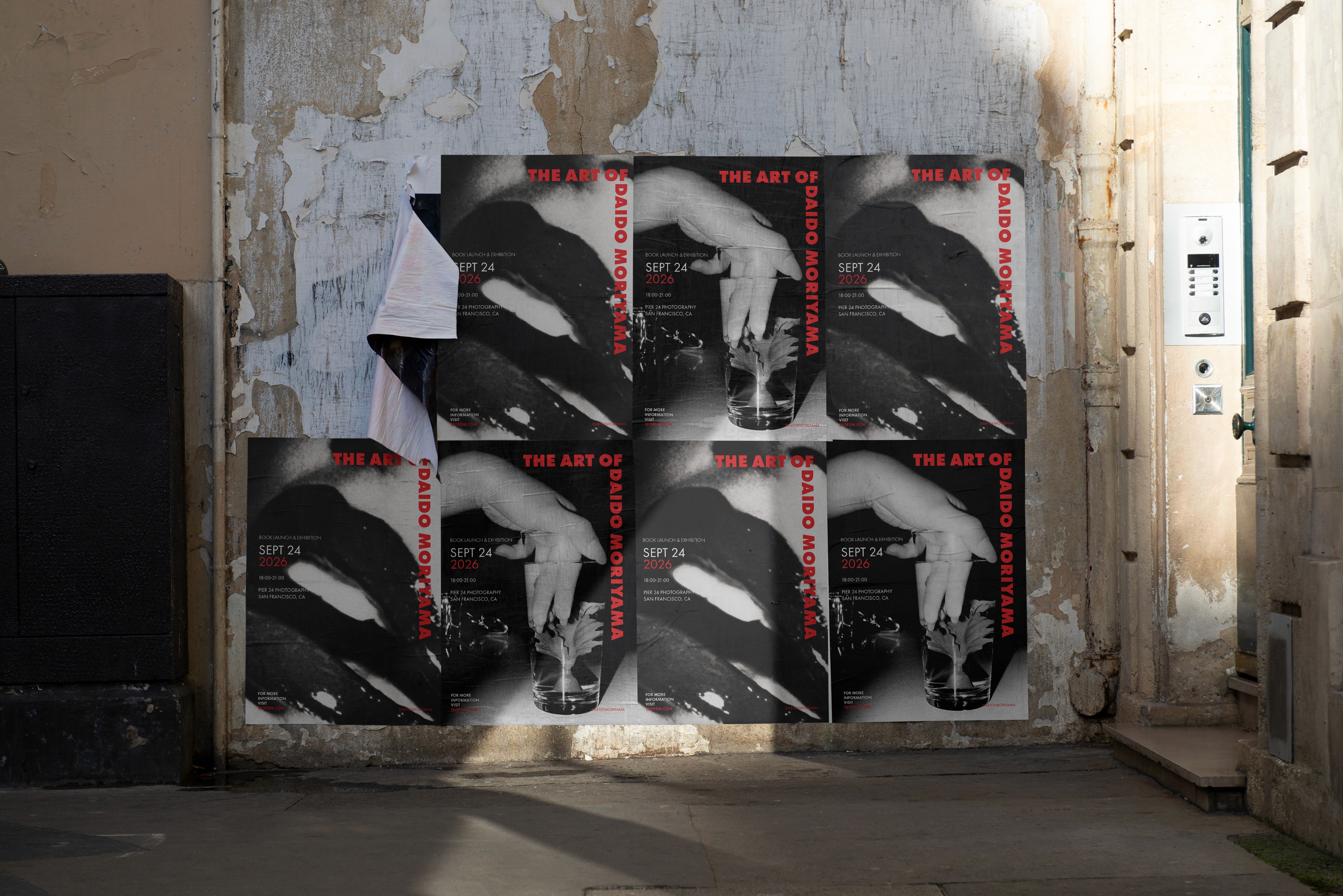 Stack of books with modern publishing design placed on bright white stairs