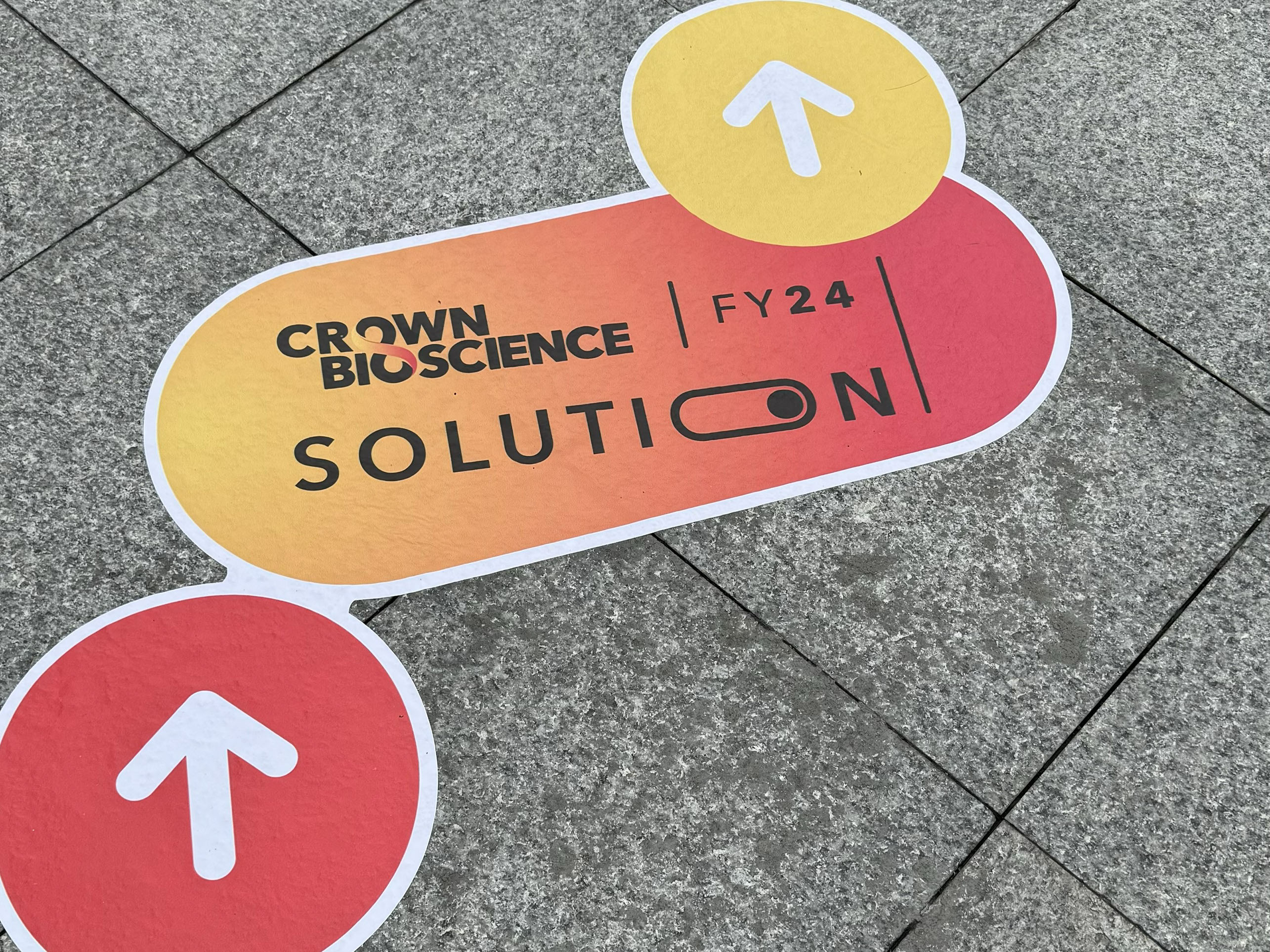 Be-the-solution-floor-sticker-signage