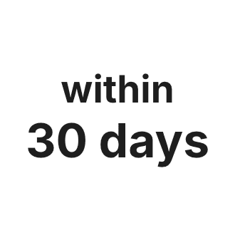 within 30 days