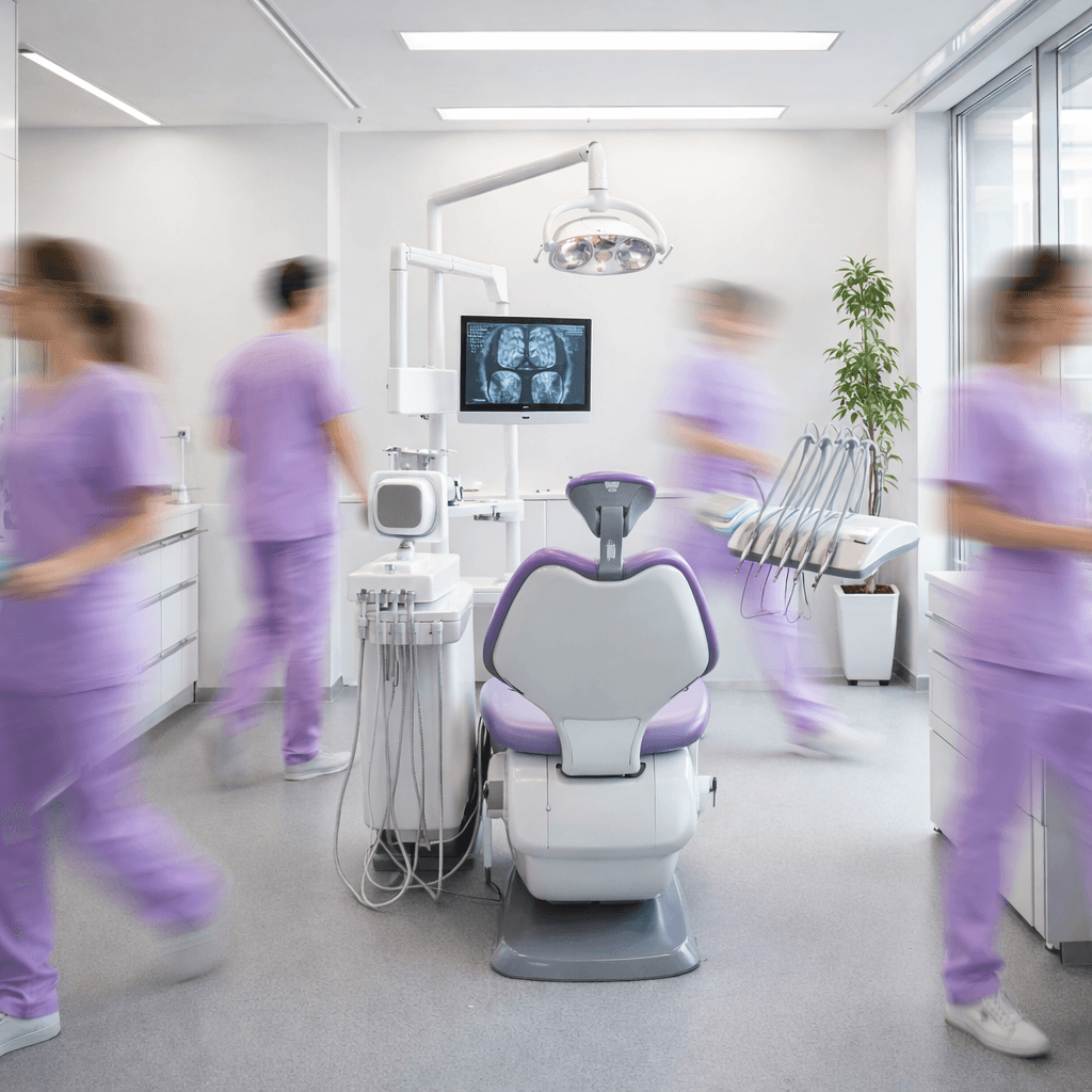 Smiling person with curly hair and closed eyes