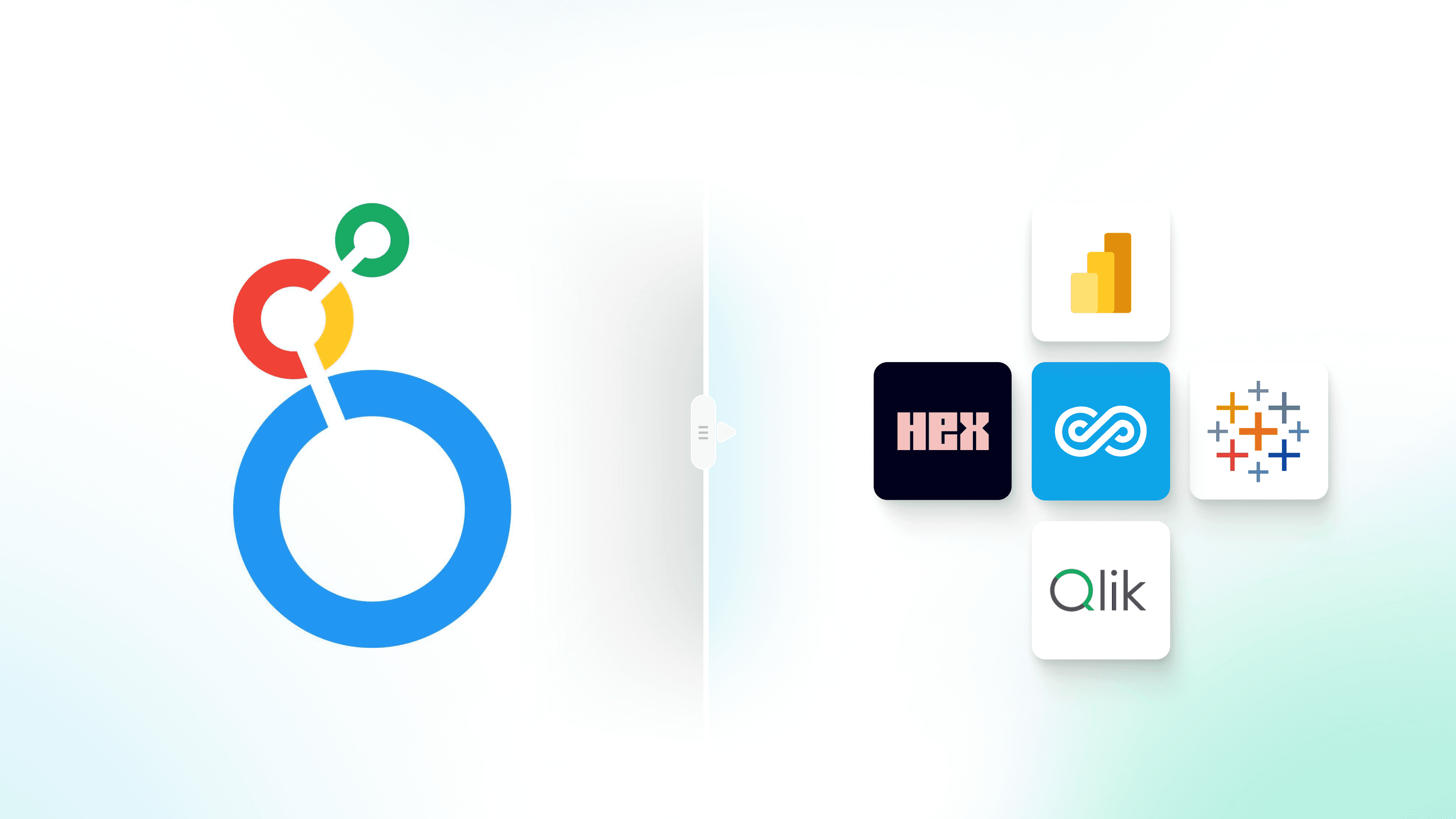 Looker analytics platform compared with business intelligence tools including Hex, Genloop, Tableau, Qlik, and Microsoft Power BI.