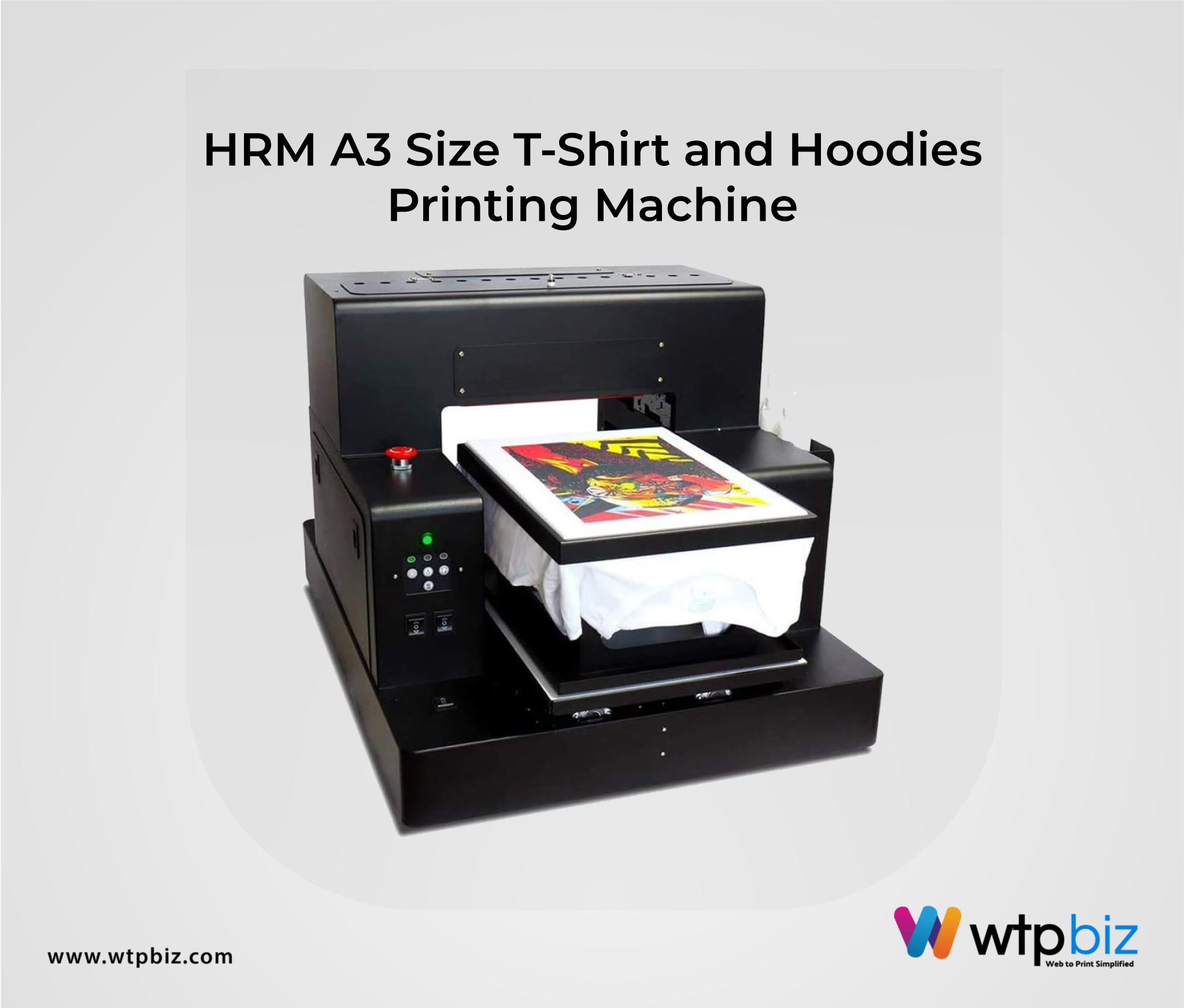 HRM A3 Size T-Shirt and Hoodies Printing Machine