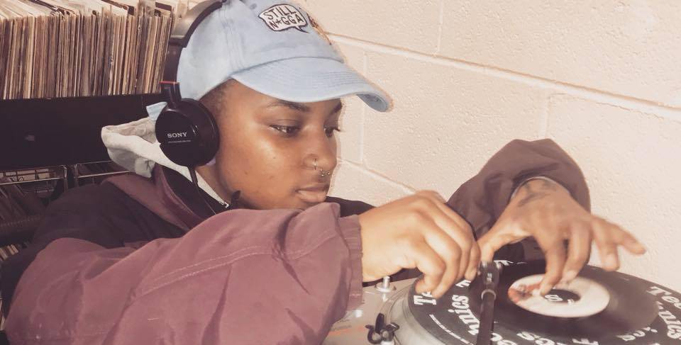 DJ playing in a club