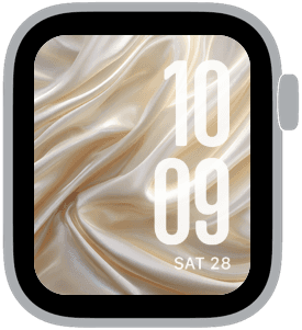 digital silk Apple Watch face preview 2 featuring abstract and modern.
