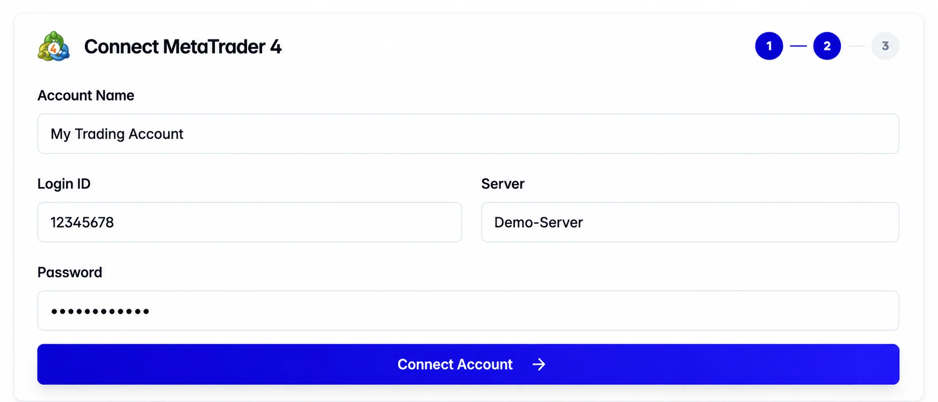 Connect MT4 to Copygram. Direct connection. No EA