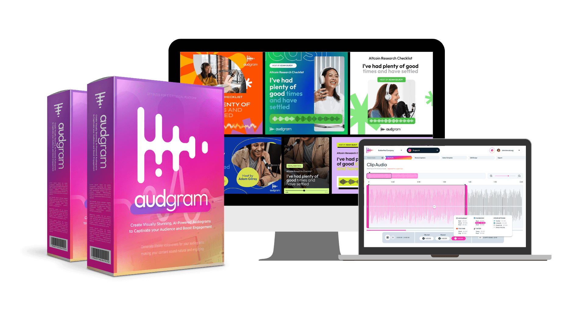 Audgram software for creating audiogram content - What Is an Audiogram Podcast