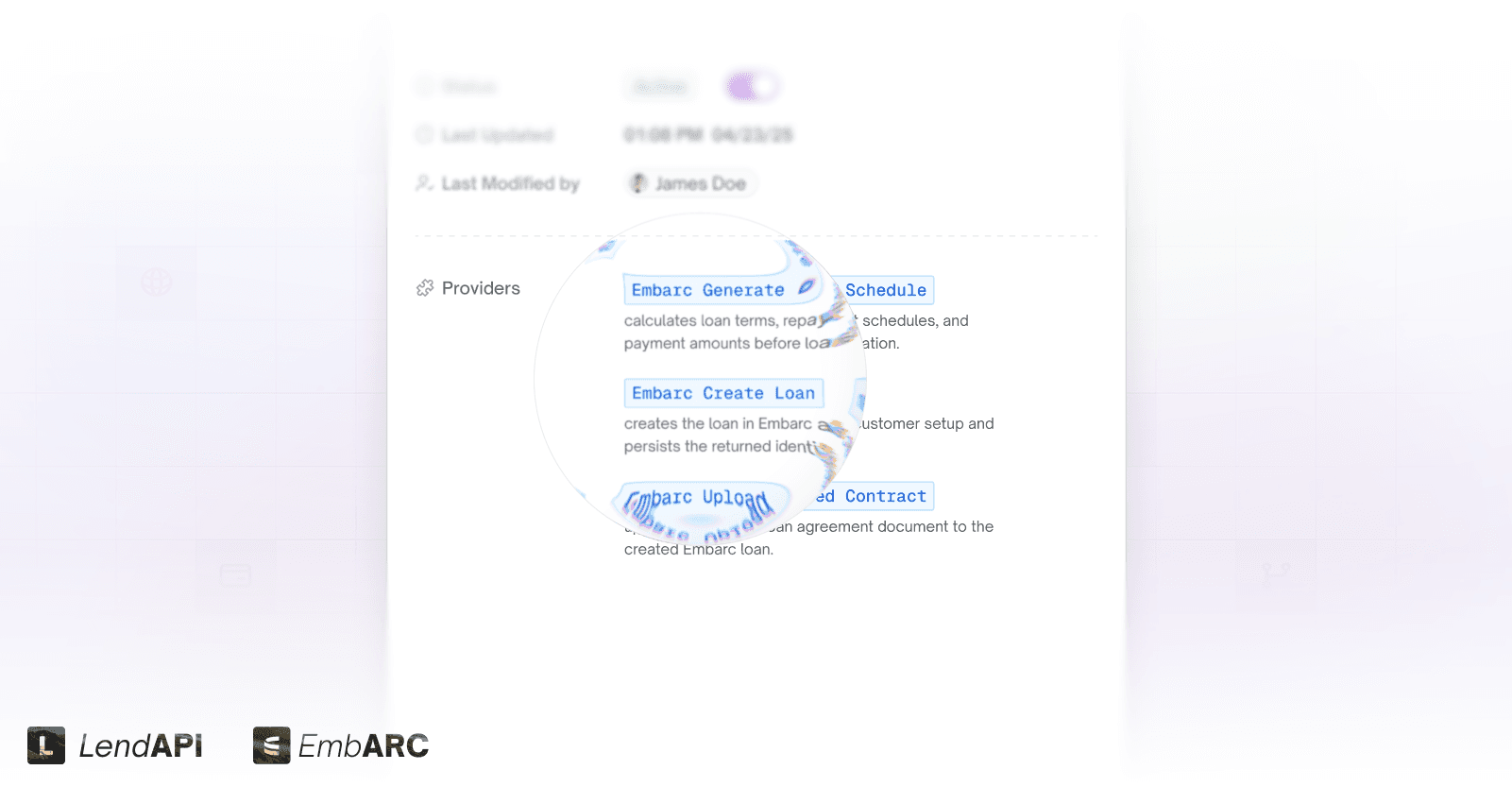 EmbARC Updates - Loan Onboarding Endpoints