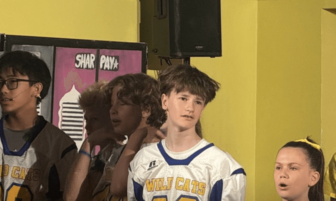 Markas in basketball uniform during High School Musical