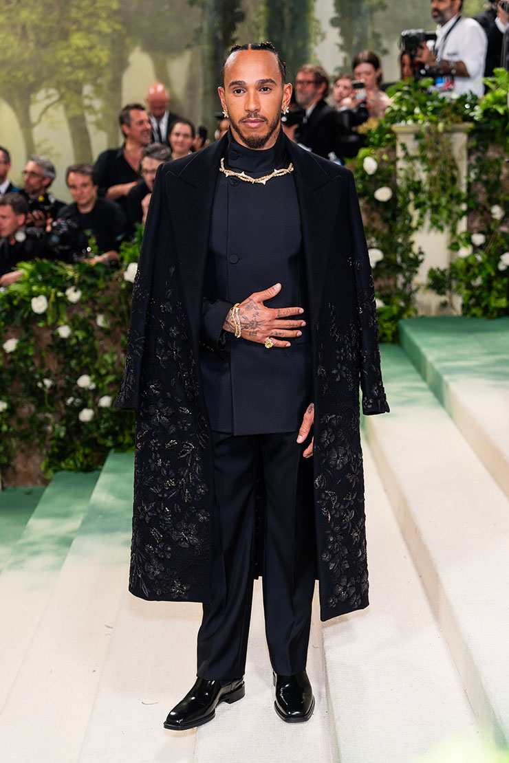 Met Gala 2024: Burberry x Lewis Hamilton