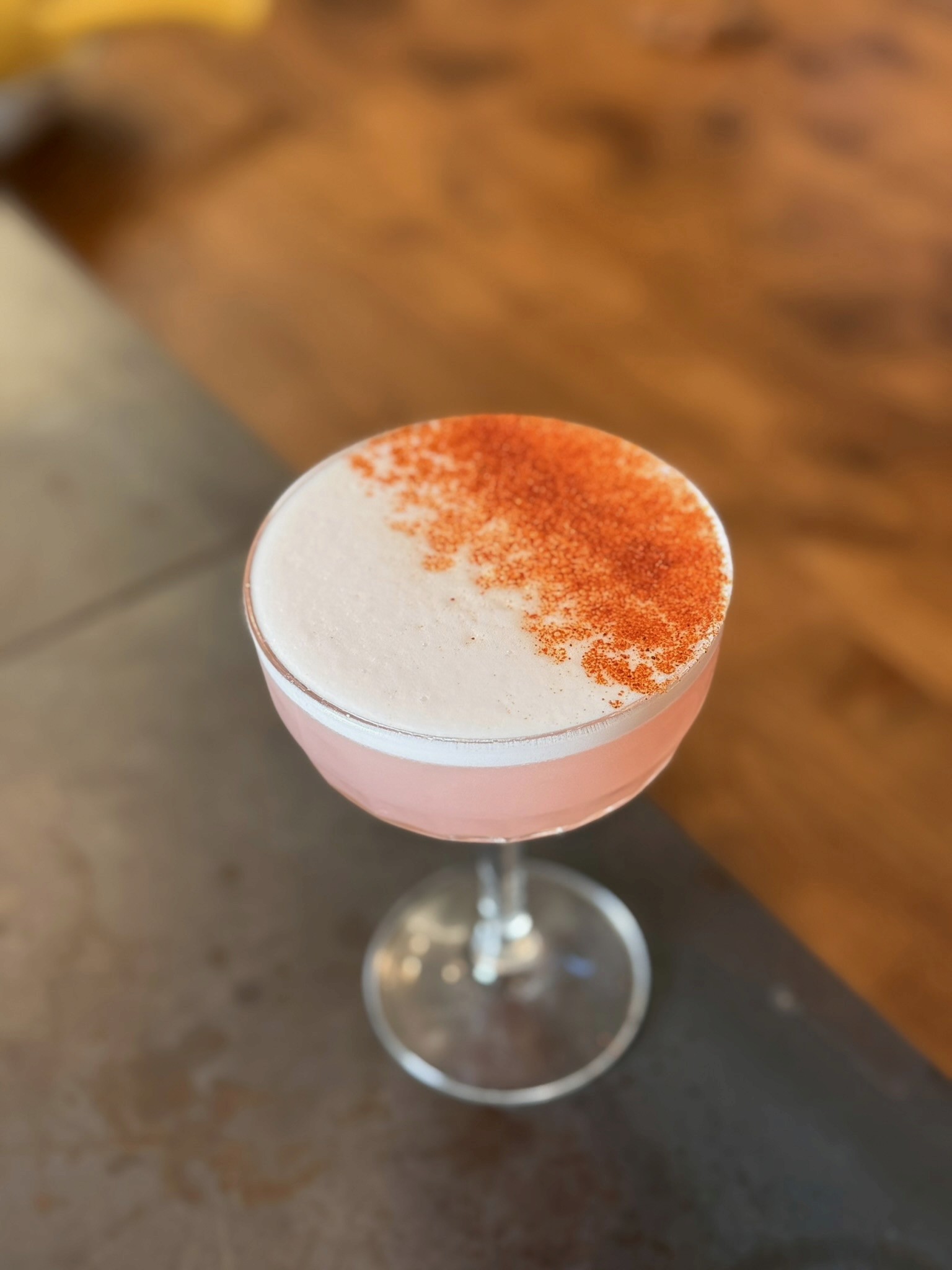 Cocktail framboise, piment