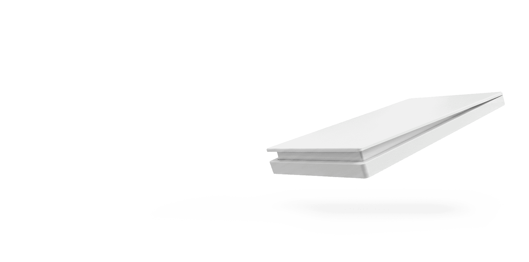 a part of the black headphone