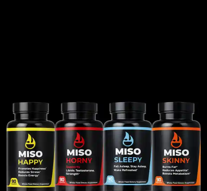 Miso Healthy supplement product lineup