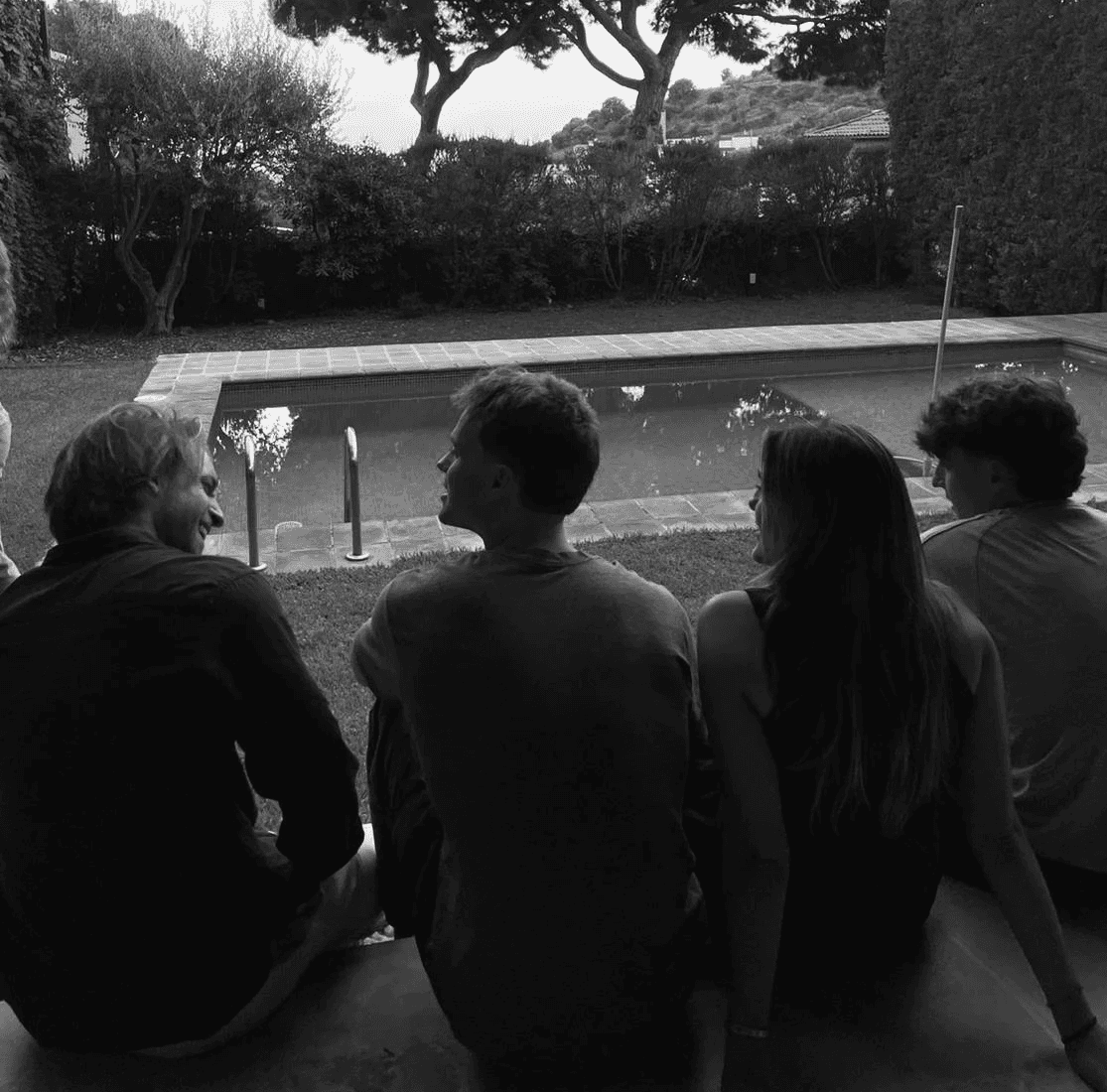 Athlete winning a race