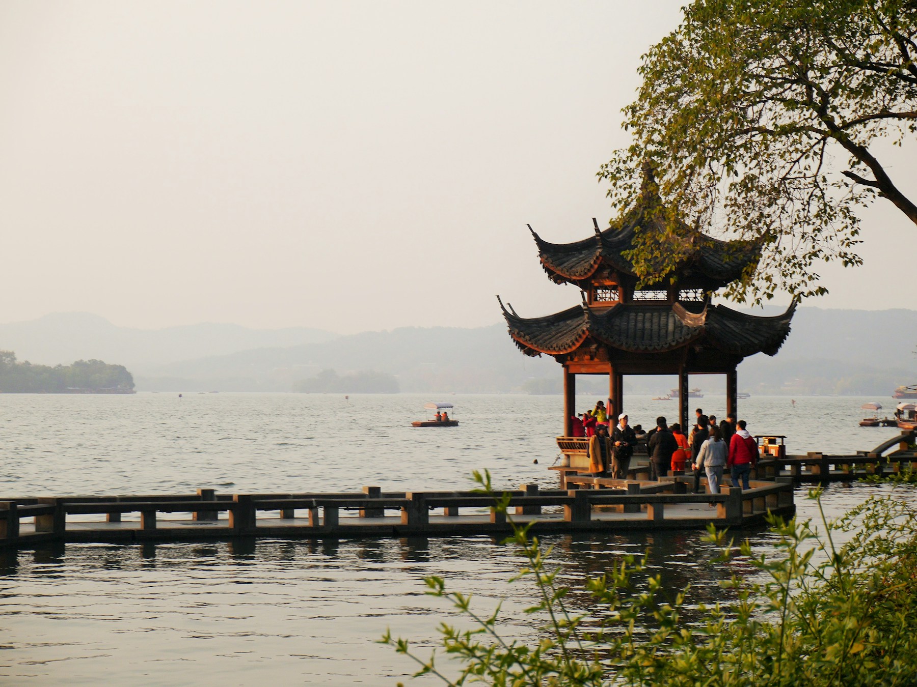 West Lake pavilion in Hangzhou