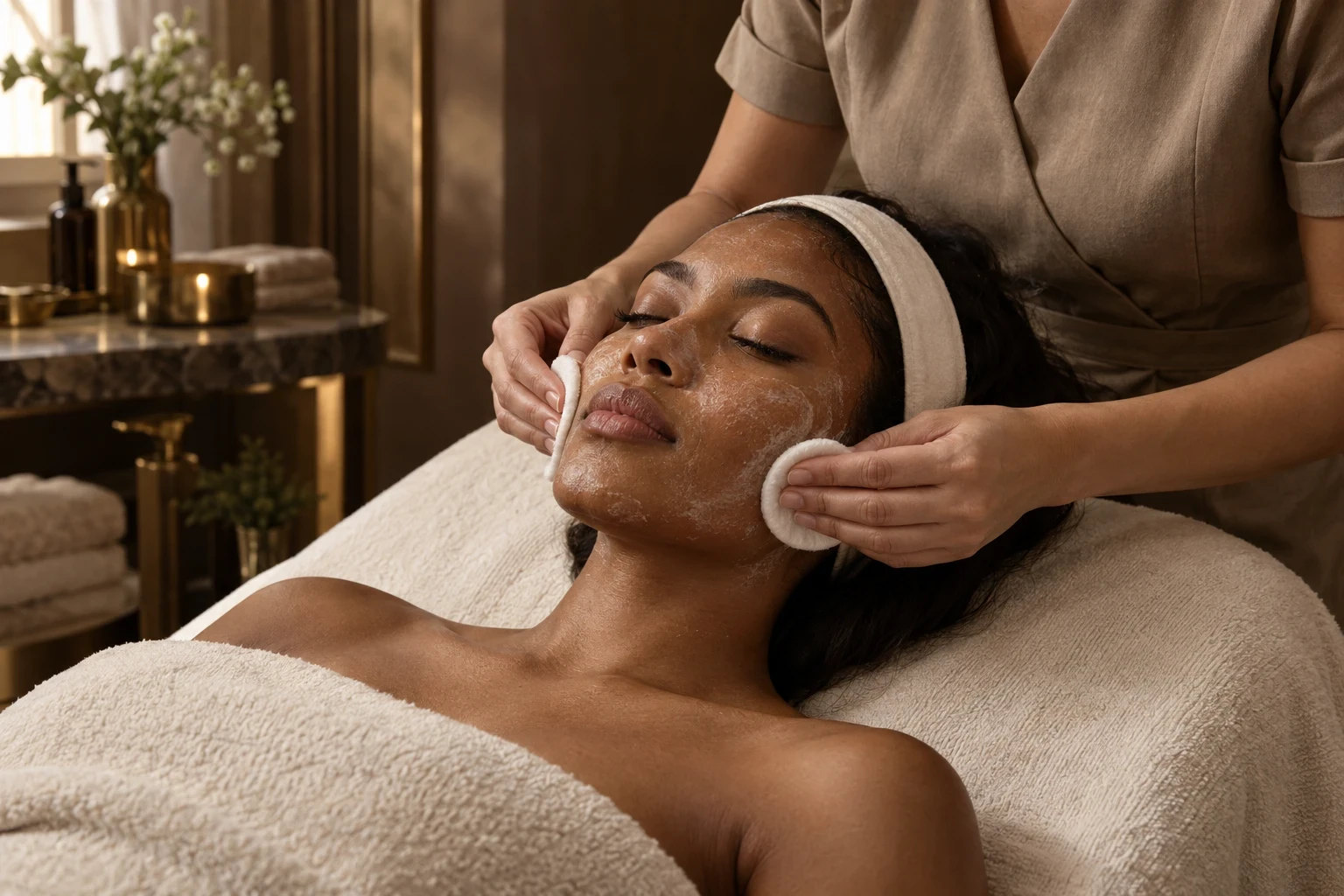 Gentle facial cleansing