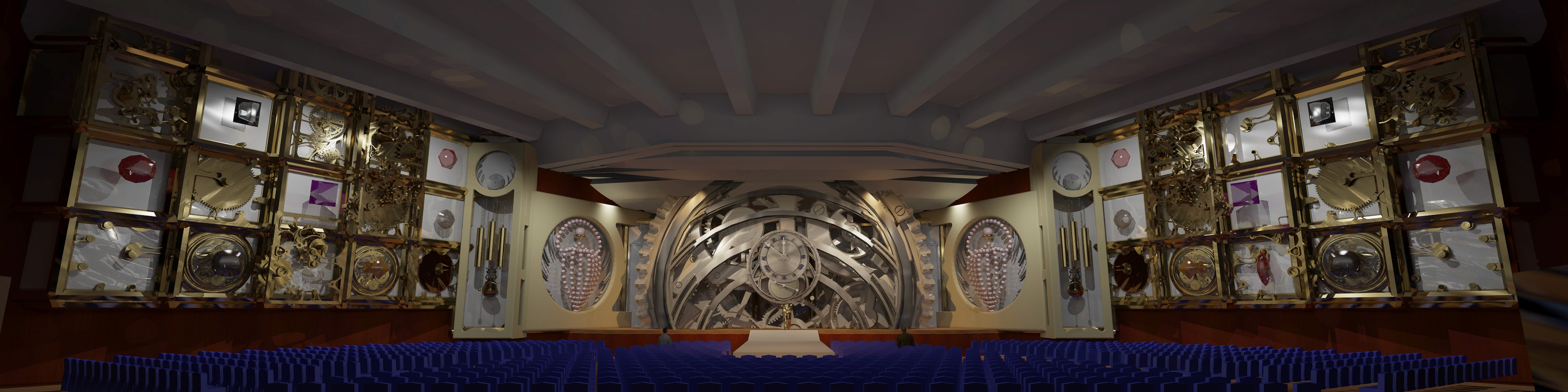 Aureal - interior projection mapping
