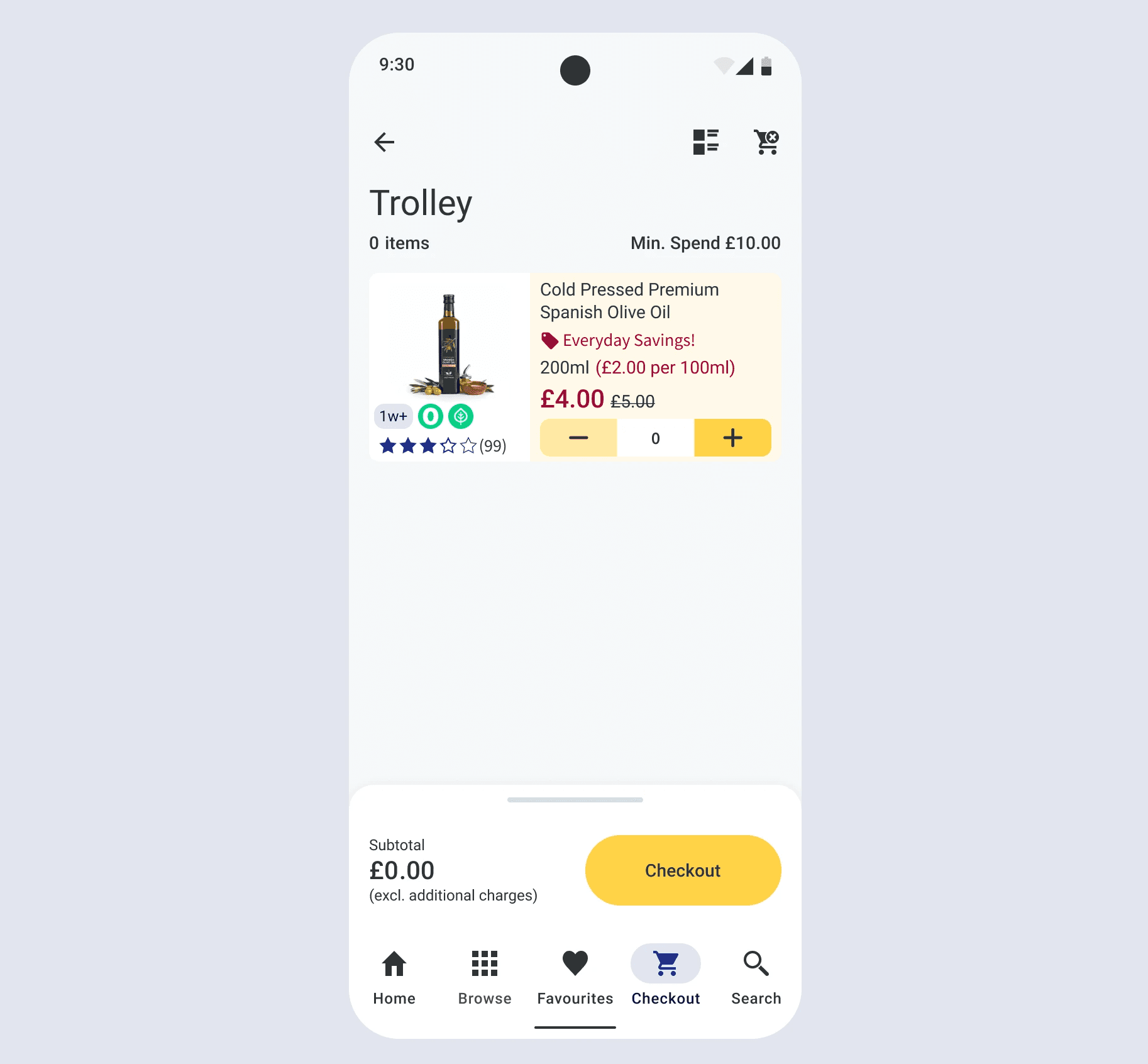 a black cellphone with a white letter on it