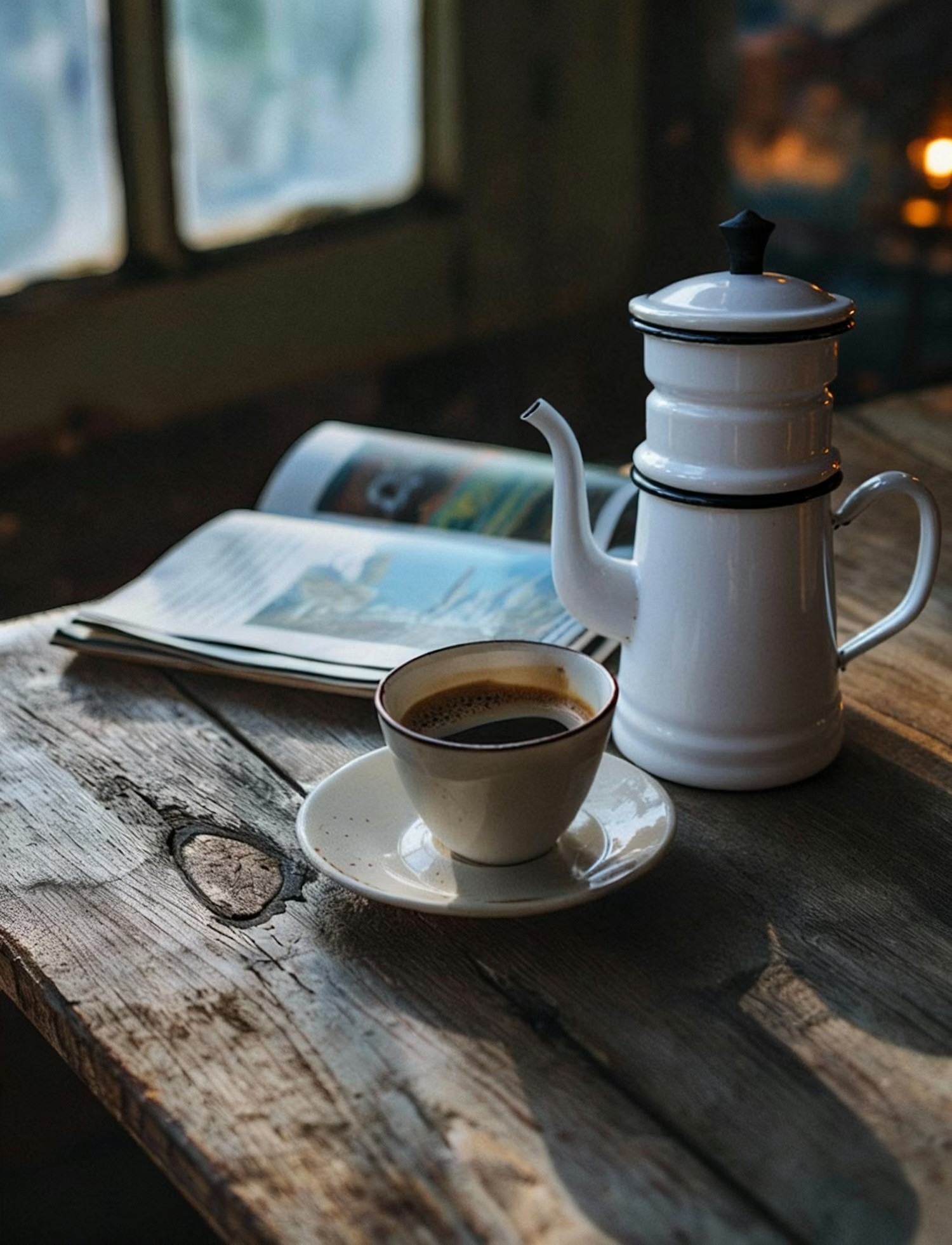 coffee cup on table