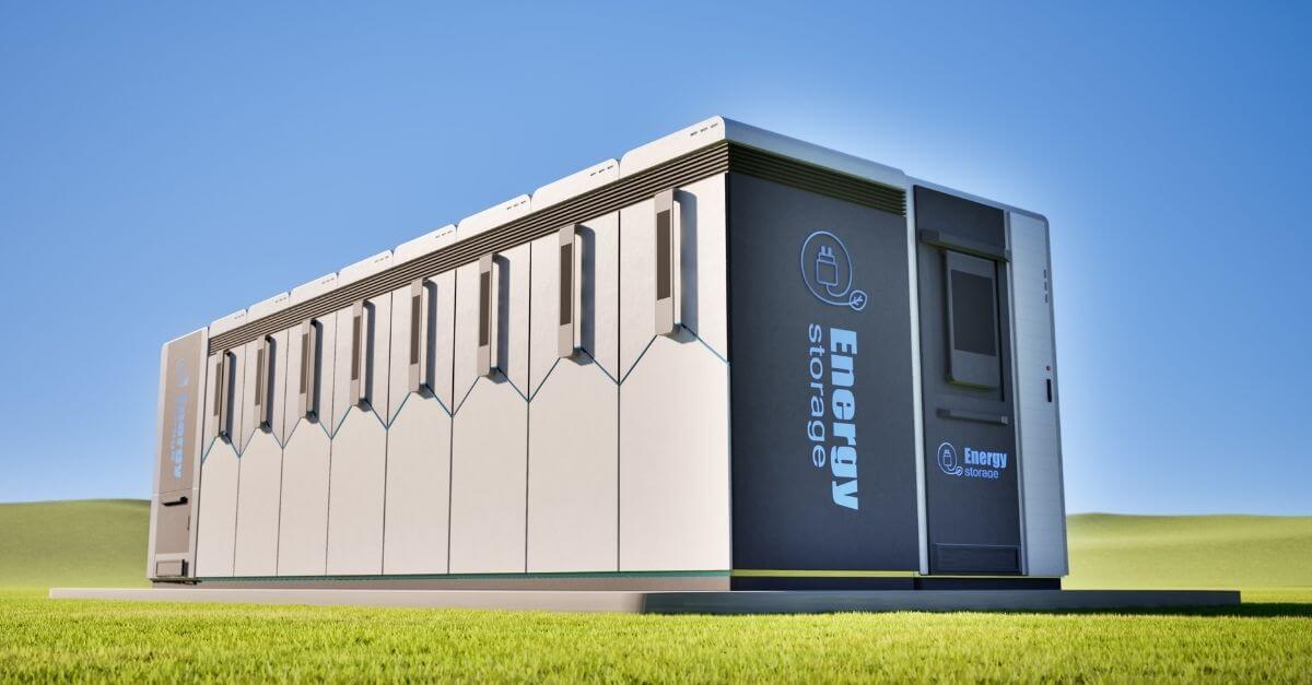 Commercial energy storage battery system used for business electricity management and grid energy storage.