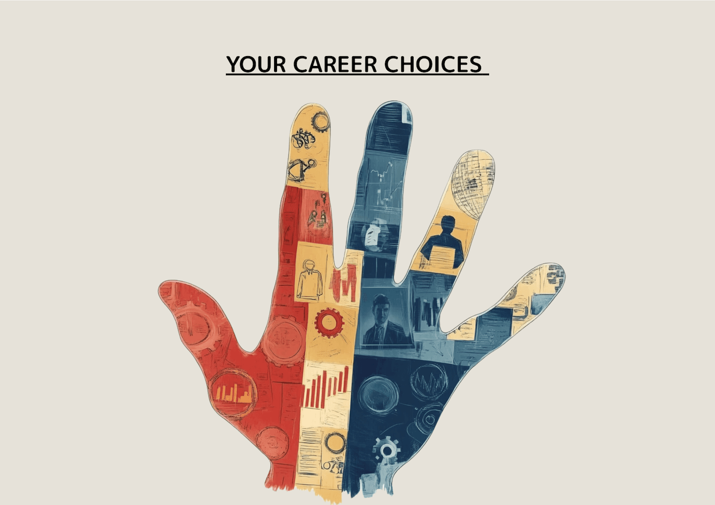 Finding Career path using Palmistry
