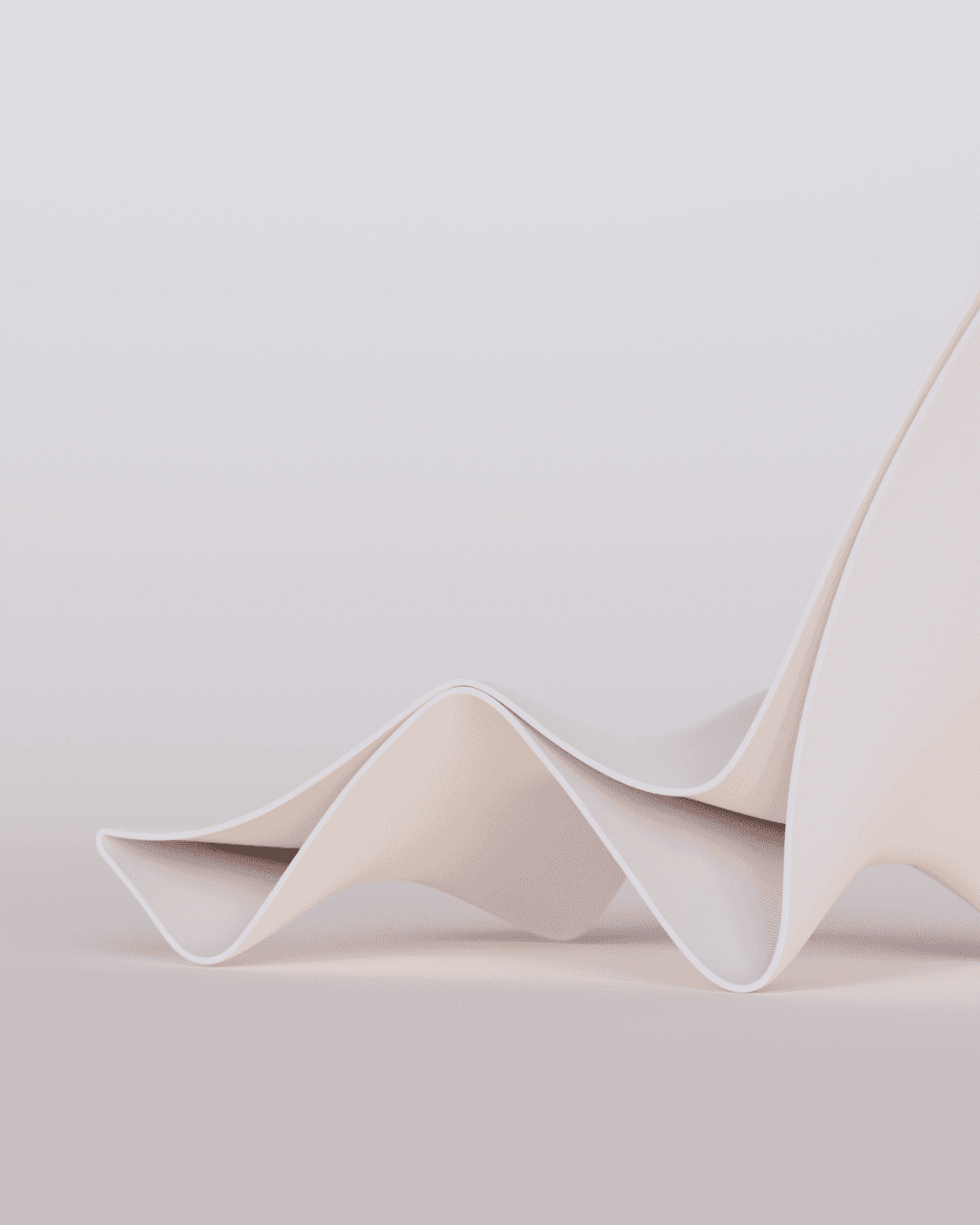 flowing curves of the Curva Chaise Lounge Chair designed by noknok studio