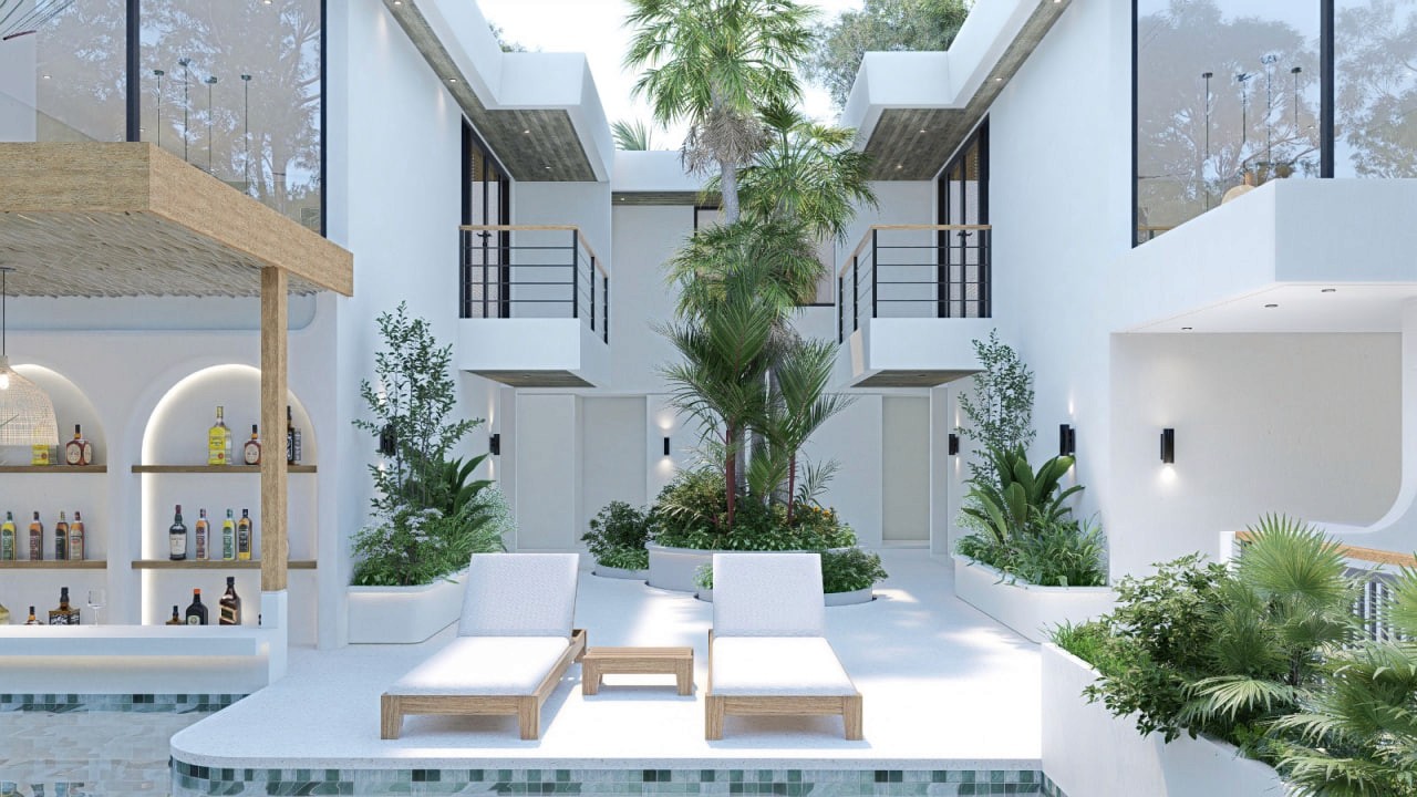 1-bedroom loft townhouse 2 minutes from Balangan Beach