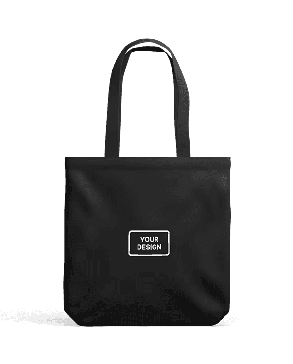 black classic tote bag