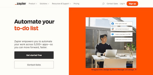 Zapier Is A No Code Automation Tool 