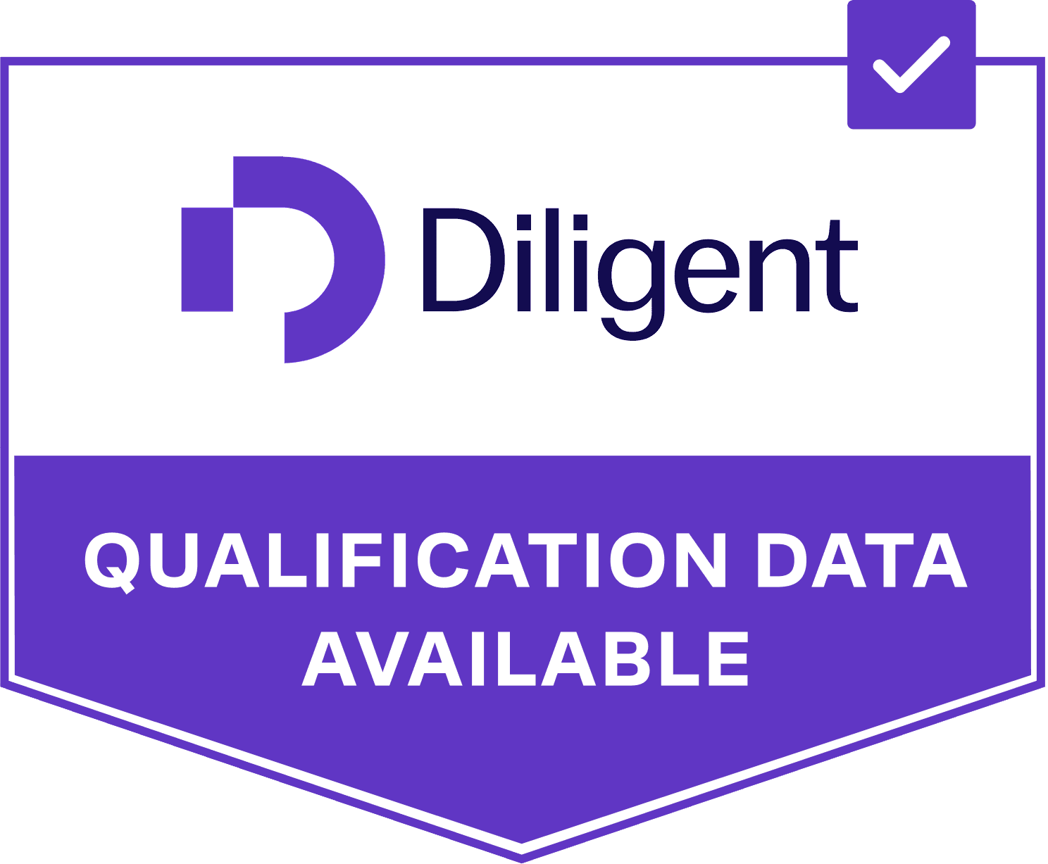 A picture of the DiligentQualified badge
