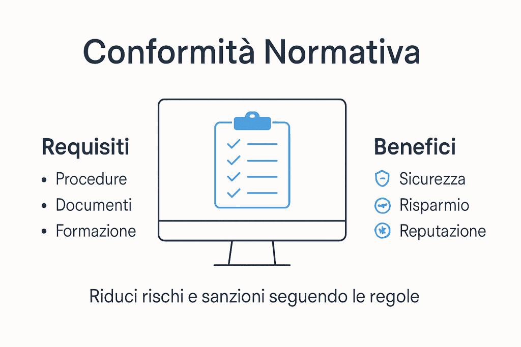 Guida visuale alla conformità sul lavoro: tutti i passaggi chiave in una checklist pratica