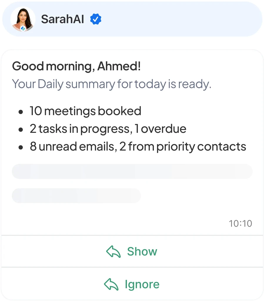 Intelligent Daily & Weekly Summaries