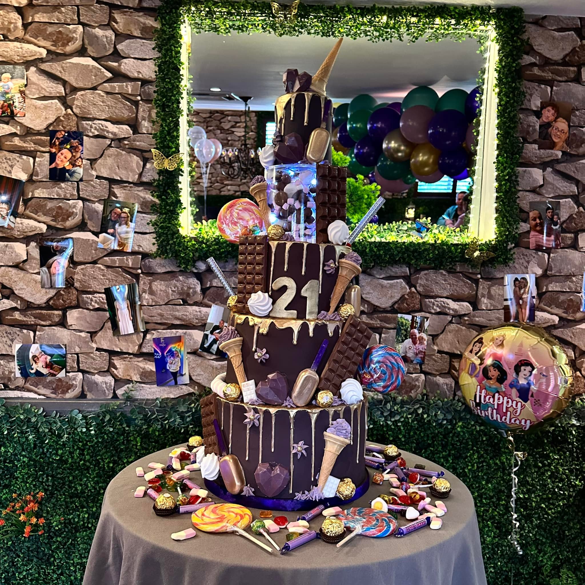 Tray of decorative butterfly cookies with blue icing