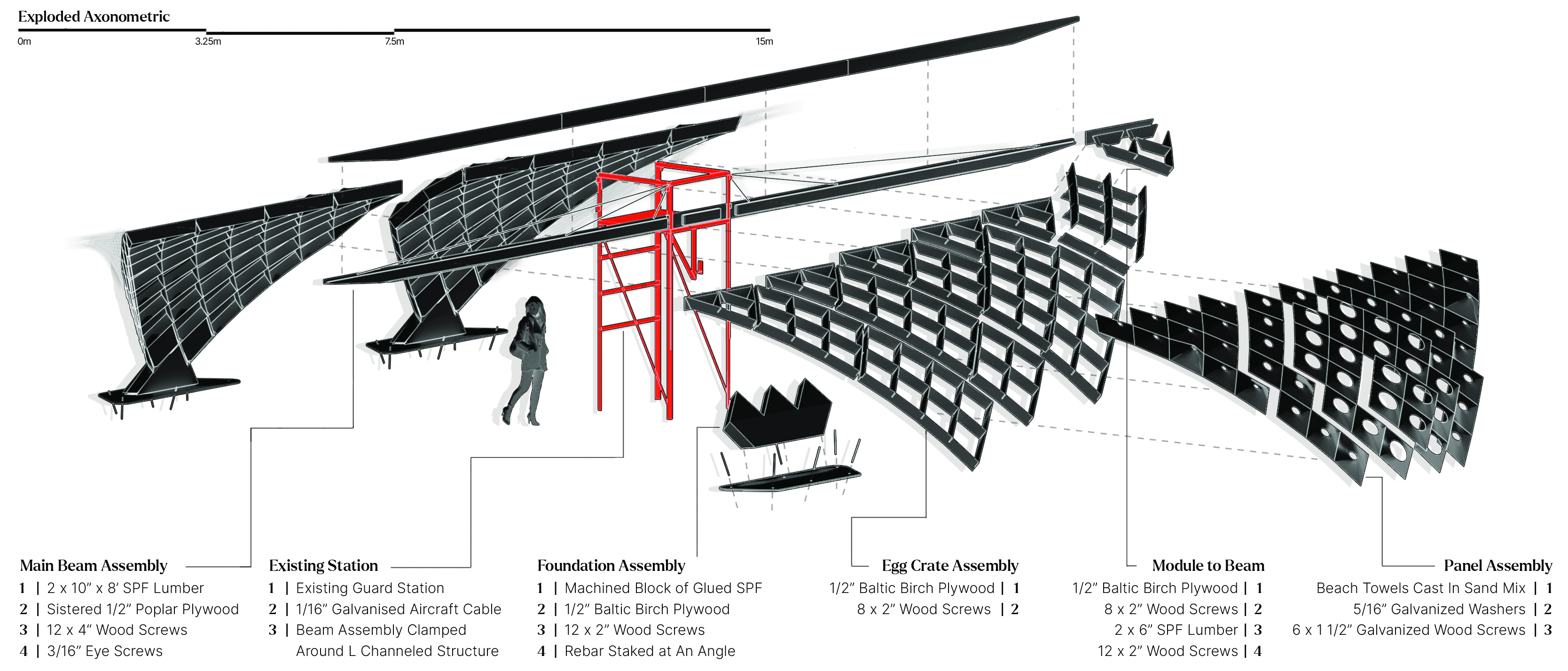 Pavilion assembly diagram