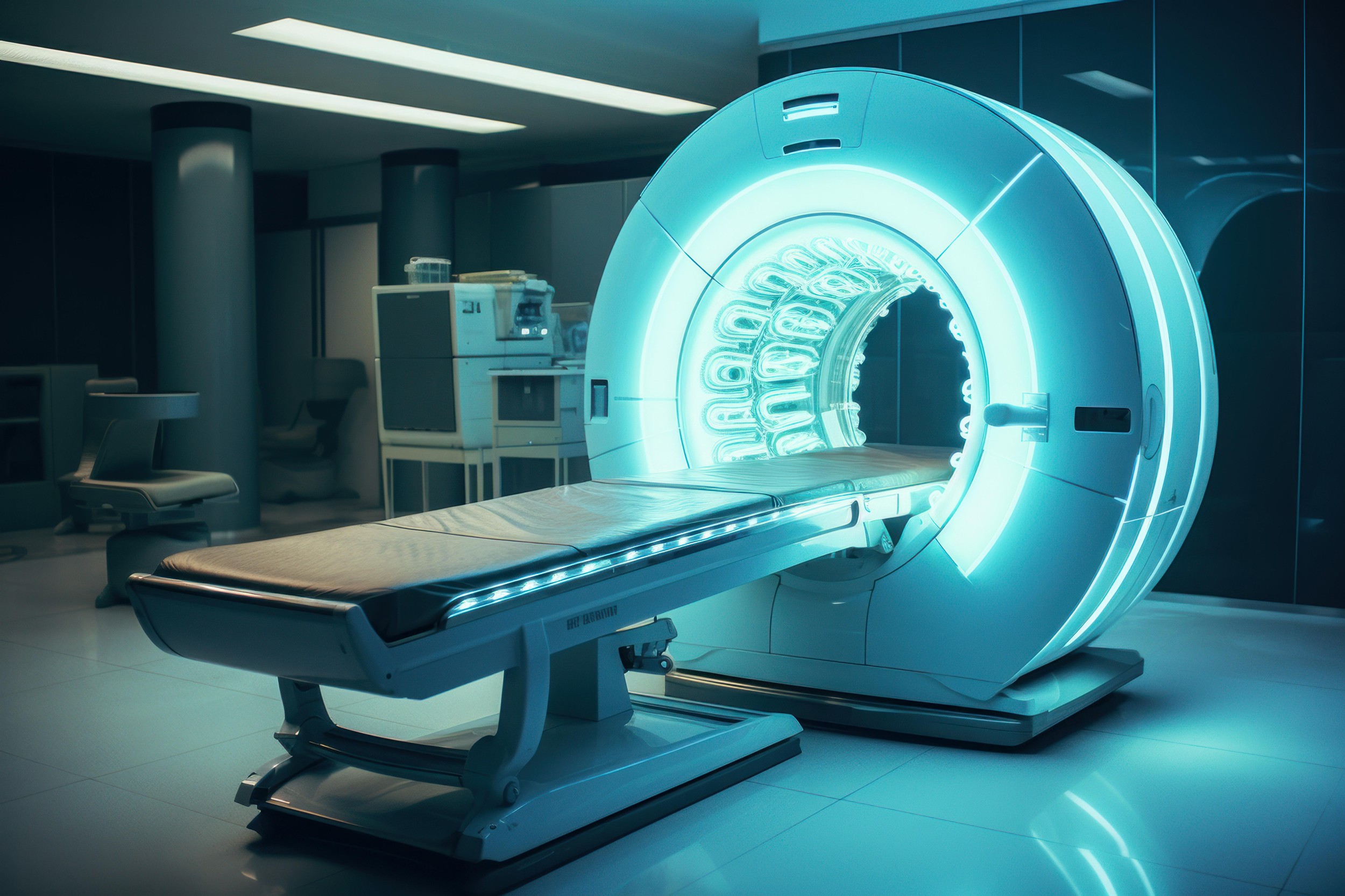 Drone view of a transportation truck depot.