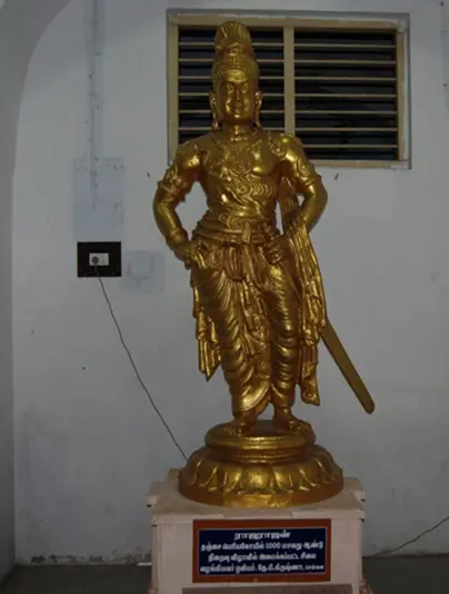 Scupture of Rajaraja Chola