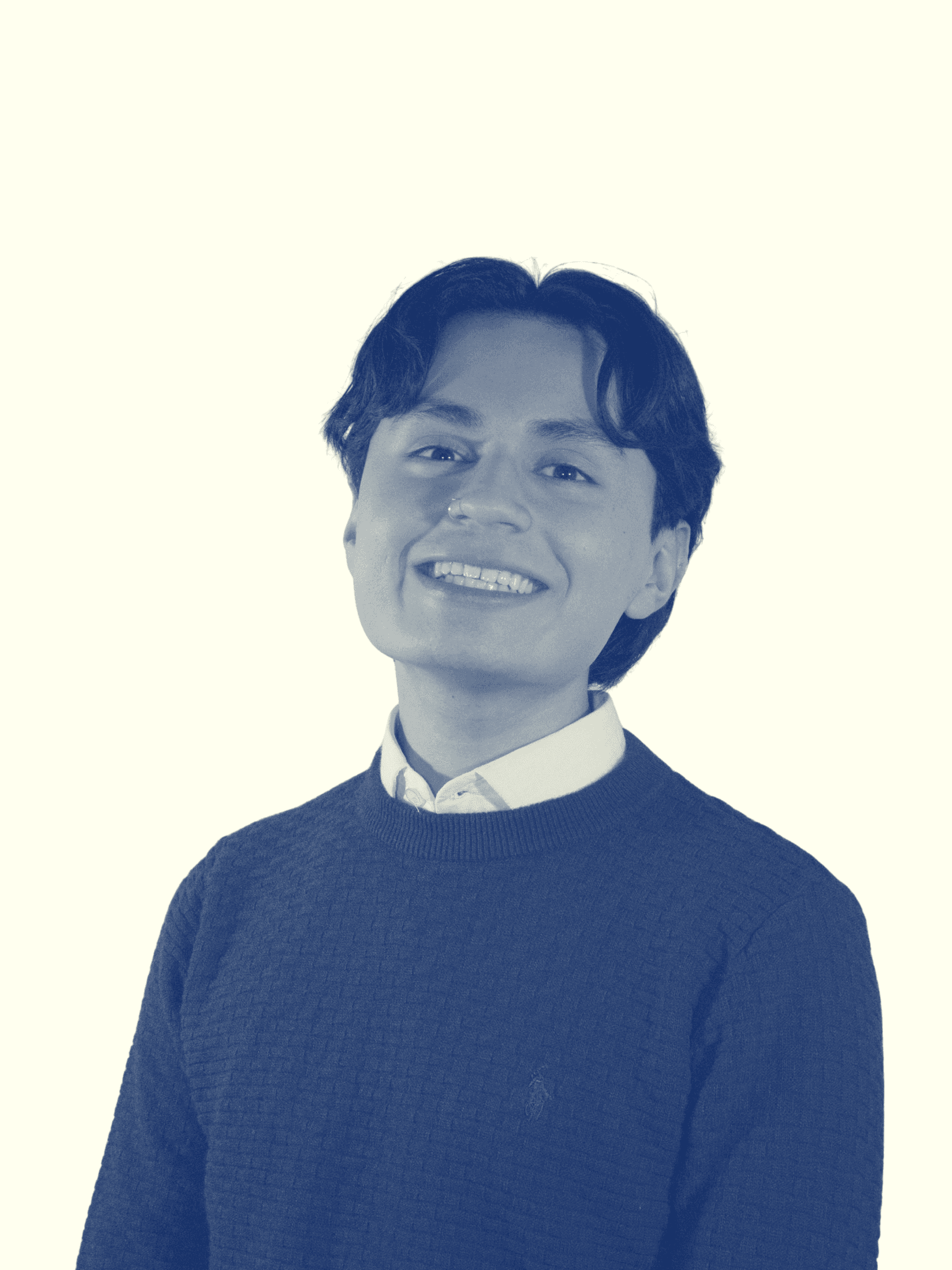 Portrait of portfolio creator – front view