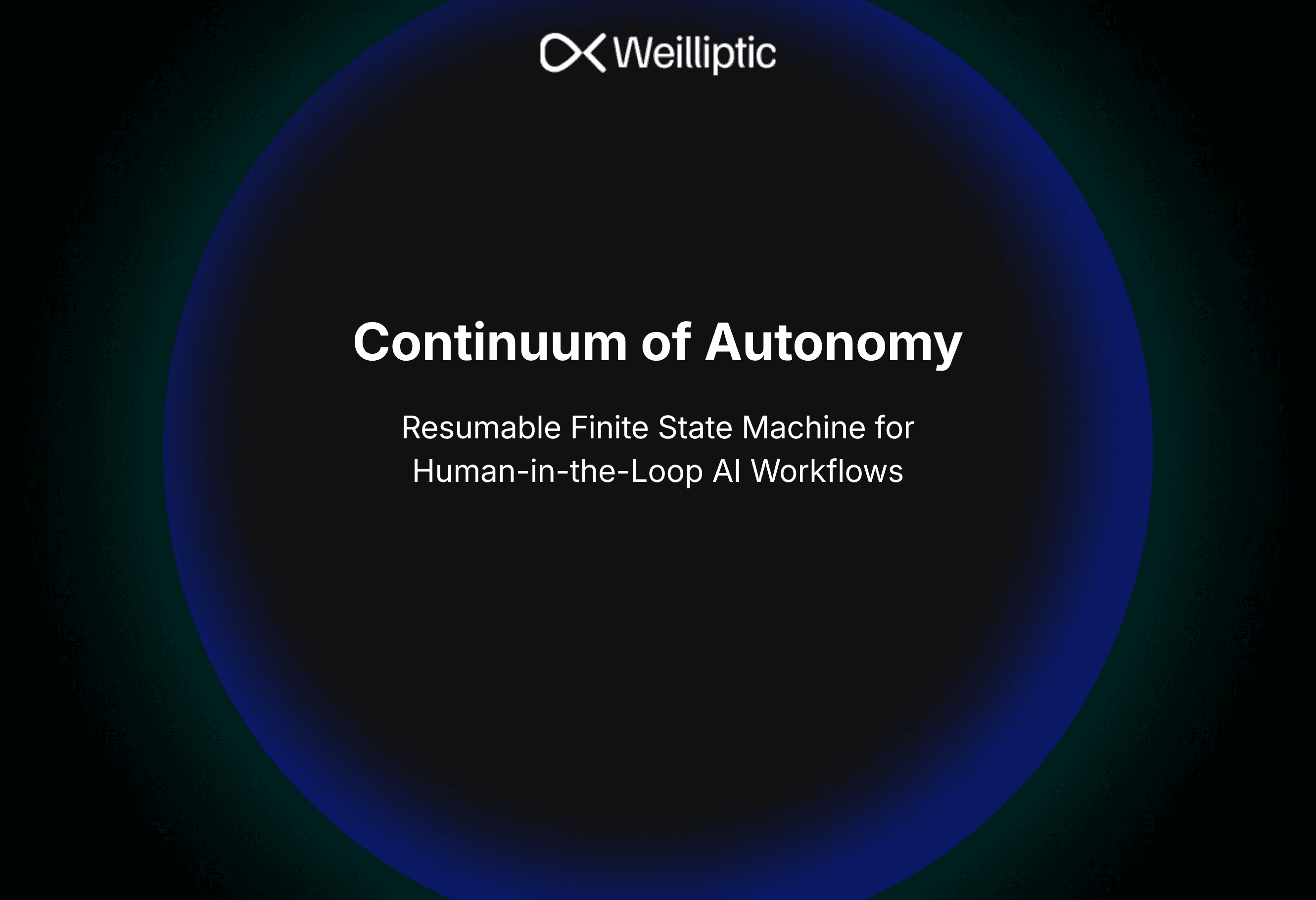Continuum of Autonomy: Resumable Finite State Machine for Human-in-the-Loop AI Workflows