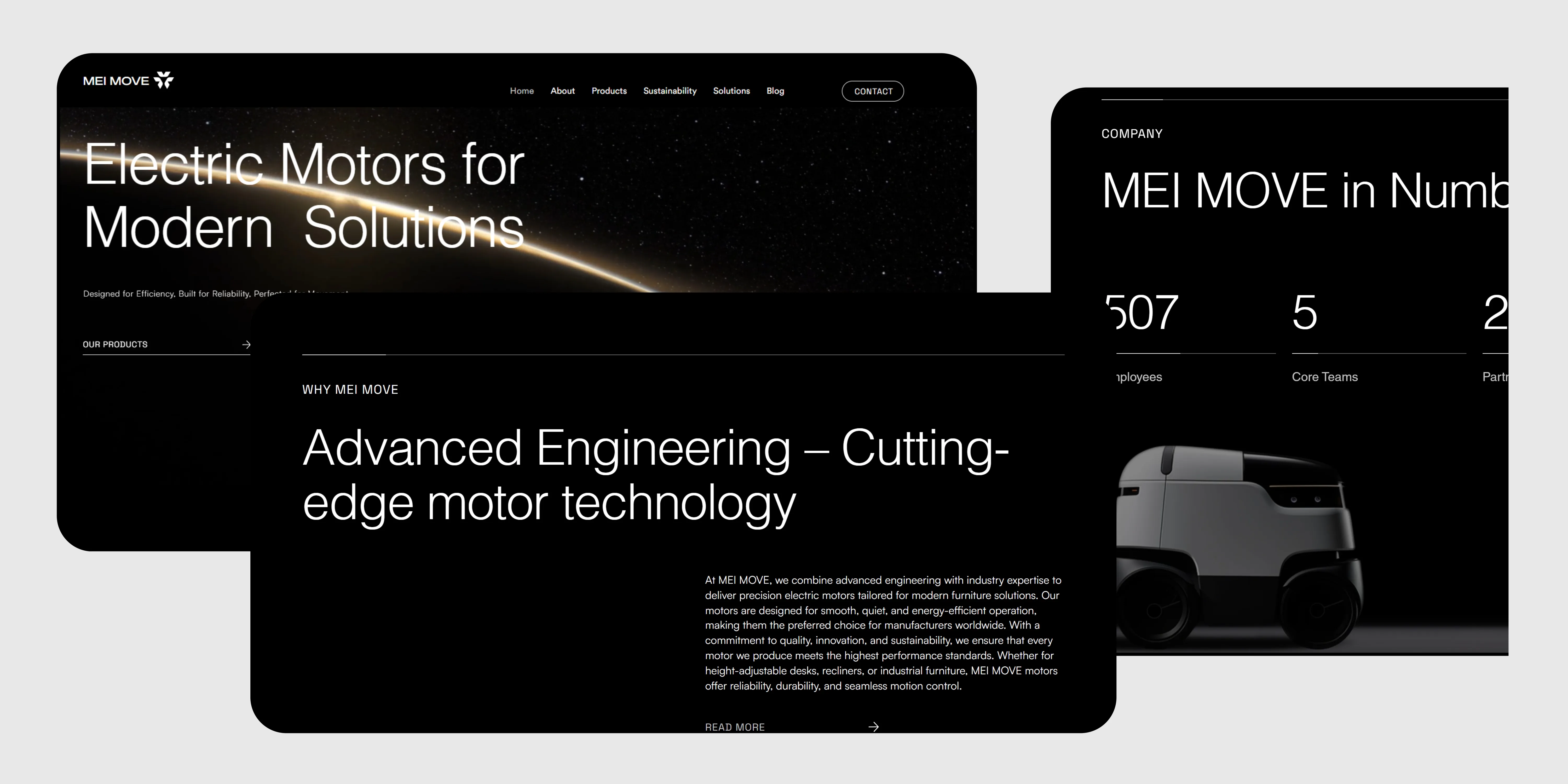 Custom B2B website design and development project for global market entry