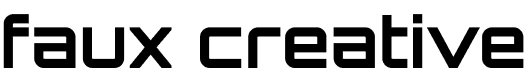 faux creative logo
