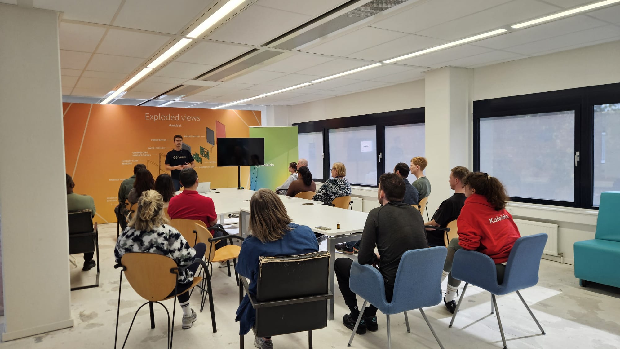 Concetrated triathlete grayscale