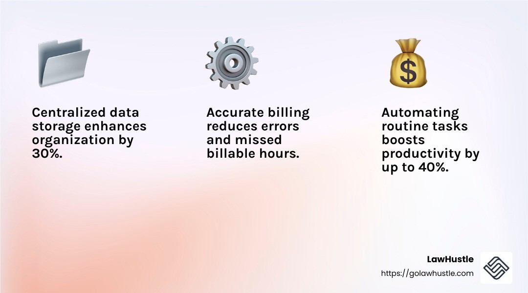 Accurate billing is crucial for maintaining trust and ensuring fair compensation for your work. - law firm client management software infographic 3_facts_emoji_light-gradient